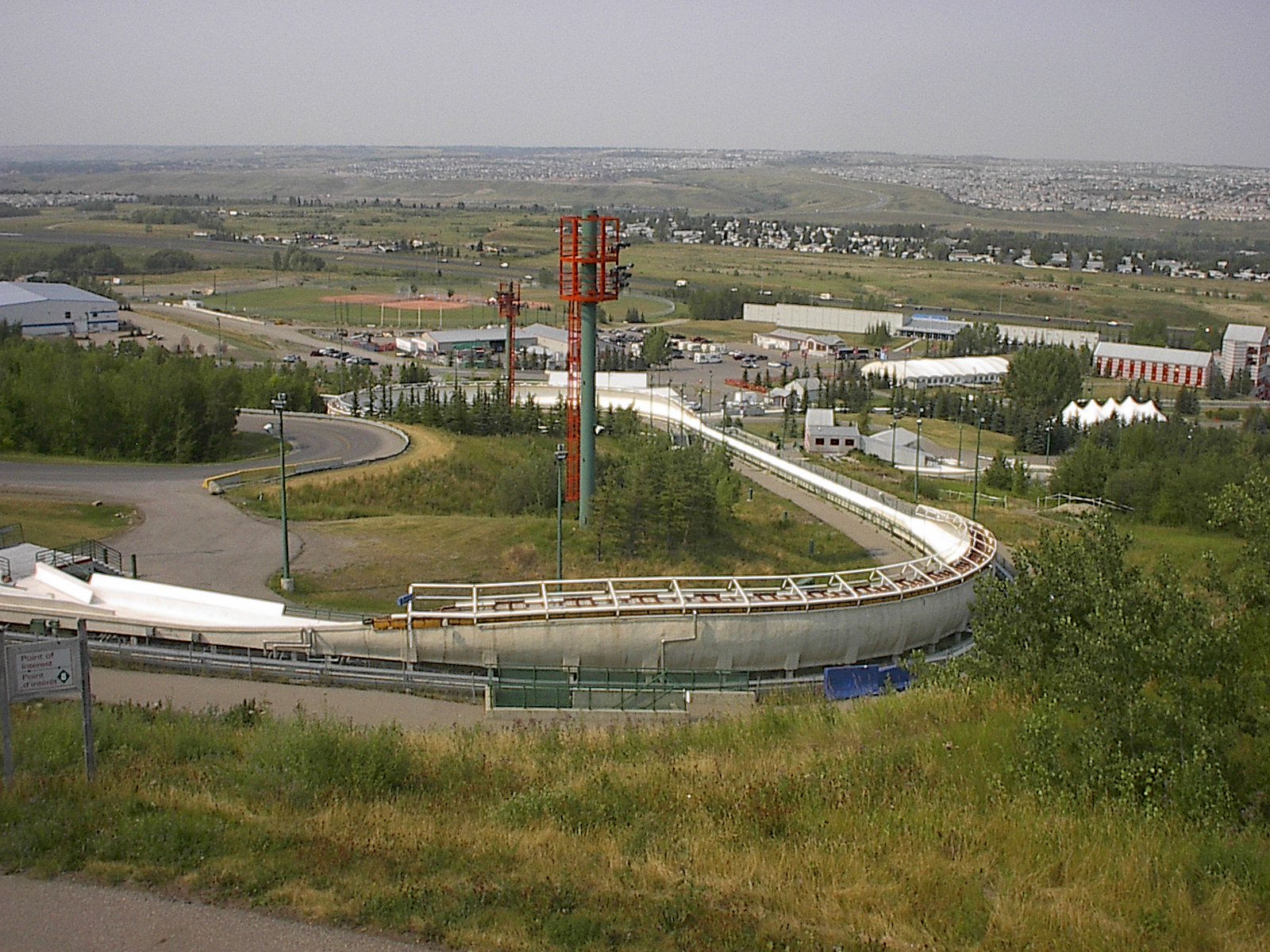 Canada Olympic Park bobsled run